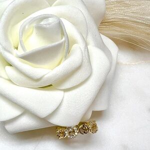 18K Gold Plated Stainless Steel Adjustable Ring. Perfect for everyday wear.